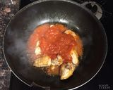 チキントマトソース作り方3写真