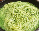 ほうれん草と豆乳のクリームソースパスタ♪作り方9写真