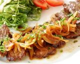 牛のバター焼きさっぱりオニオンソース作り方4写真