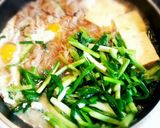 ☆わけぎの肉豆腐☆作り方8写真