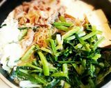 ☆わけぎの肉豆腐☆作り方9写真