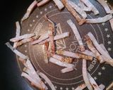 水菜とベーコンのパリパリサラダ♪作り方1写真