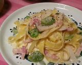 そら豆の熟成糀クリーム タリアテッレ作り方6写真