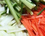 中華☆涼菜☆大根とひき肉の春雨サラダ作り方3写真