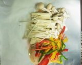 鶏肉と野菜のホイル包み作り方5写真