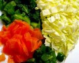 お好み焼きで♡スッキリ野菜室＾＾作り方1写真