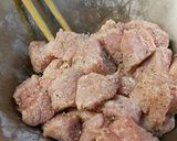 豚もも肉のカレーソース炒め。作り方2写真