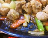 豚もも肉のカレーソース炒め。作り方5写真