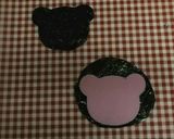 くま型で簡単キャラ弁おかず パンダ作り方2写真