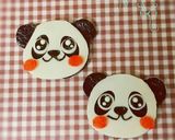 くま型で簡単キャラ弁おかず パンダ作り方4写真