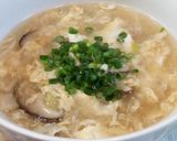 ♪干し貝柱＆椎茸のネギスープ♪作り方7写真
