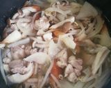 あっさりヘルシー♪具沢山の汁親子丼作り方3写真