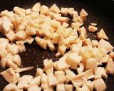 蓮根と鶏肉だけの中華風炊き込みご飯作り方3写真