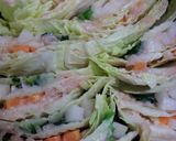 鶏ひき肉とお麸で白菜の重ね煮作り方8写真