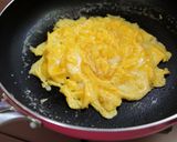 朝食ランチに♫ふわふわ卵としらすの丼ぶり作り方2写真