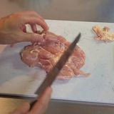 皮パリッ！鶏ももの焦がしねぎ塩だれ焼き♪作り方1写真