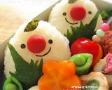 キャラ弁＊簡単♪おにぎりくん弁当作り方5写真
