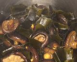 黒酢入りのしいたけ、昆布佃煮作り方3写真