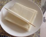 余った春巻きの皮で★サクサクチョコおやつ作り方2写真