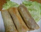 一度で二度おいしい節約春巻き作り方4写真