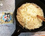 豆乳でヘルシー♪和風カルボナーラうどん作り方4写真