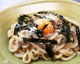 豆乳でヘルシー♪和風カルボナーラうどん作り方6写真