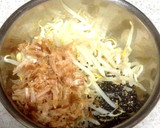 超簡単もやし和え♪たっぷりかつお節絡め作り方2写真