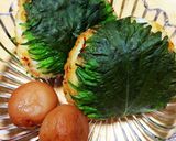 大葉味噌おにぎり作り方5写真