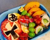 ニンニンジャーキャラ弁♡作り方4写真