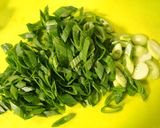 葉っぱも食べる葉玉葱で♪チヂミ作り方3写真
