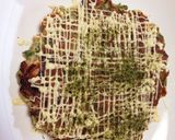 新玉ねぎの葉のもっちもちなお好み焼き♬作り方8写真