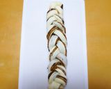 あん食パン～黒糖きな粉粒あん三つ編みパン作り方19写真