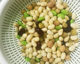 豆の胡麻和え作り方1写真