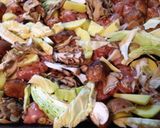 パスタソースでチキンと野菜のオイル焼き作り方5写真