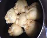 リメイクで簡単☆鳥と切り干し大根の巾着煮作り方5写真