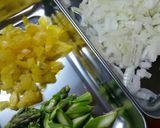 手抜き♪炒めるハンバーグ丼作り方1写真
