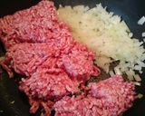 手抜き♪炒めるハンバーグ丼作り方2写真