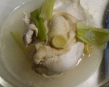 豆苗と蒸し鶏の梅和え作り方3写真