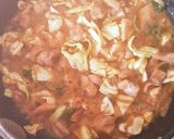 鶏肉とあまり野菜の甘辛味噌炒め♡作り方4写真