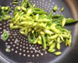 ココナッツオイルで春野菜入り炒り玉子作り方3写真