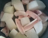 大根とイカの煮物作り方3写真