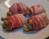 スナップえんどう・ぶなしめじの豚肉巻き作り方3写真
