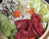 春キャベツたっぷりすき焼き☆作り方1写真