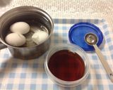 【糖質制限】常備菜・お手軽煮卵作り方4写真