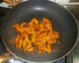 パパの味付け豚ホルモン焼き作り方2写真