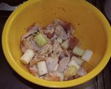 鶏肉＆ぶつ切りネギの「キリコ丼」作り方2写真