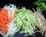 巻いちゃう焼きそば弁当作り方1写真