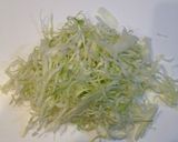 ☆キャベツと干しエビの春風香るパスタ作り方1写真