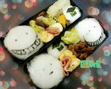 海苔だけでキャラ弁☆殺せんせー作り方4写真