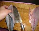 アジの刺身作り方5写真